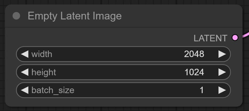 Latent image parameters